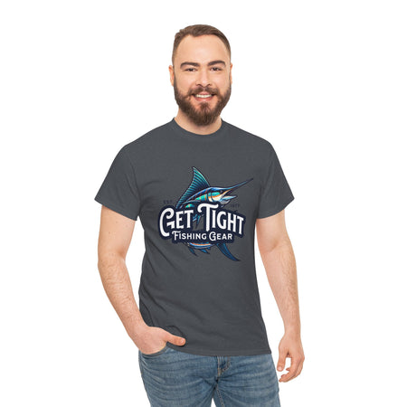 Get Tight Fishing Gear Unisex Heavy Cotton Tee - Perfect for Fishing Enthusiasts - Get Tight Gear