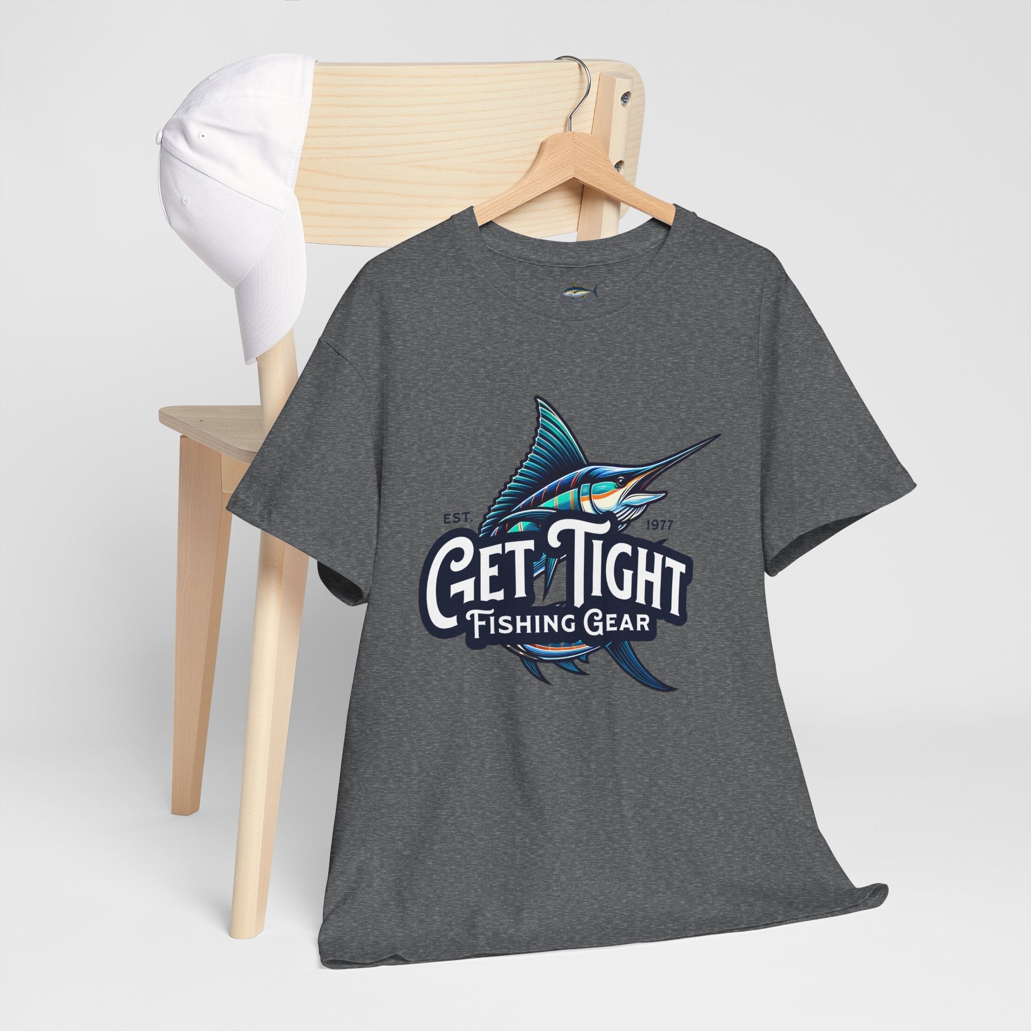 Get Tight Fishing Gear Unisex Heavy Cotton Tee - Perfect for Fishing Enthusiasts - Get Tight Gear