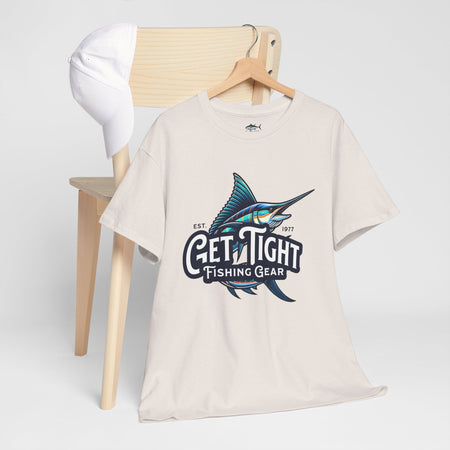 Get Tight Fishing Gear Unisex Heavy Cotton Tee - Perfect for Fishing Enthusiasts - Get Tight Gear