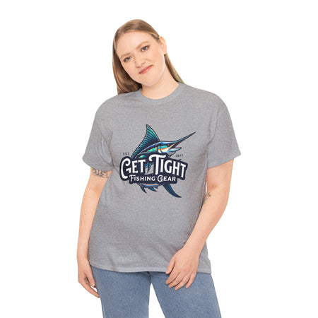 Get Tight Fishing Gear Unisex Heavy Cotton Tee - Perfect for Fishing Enthusiasts - Get Tight Gear