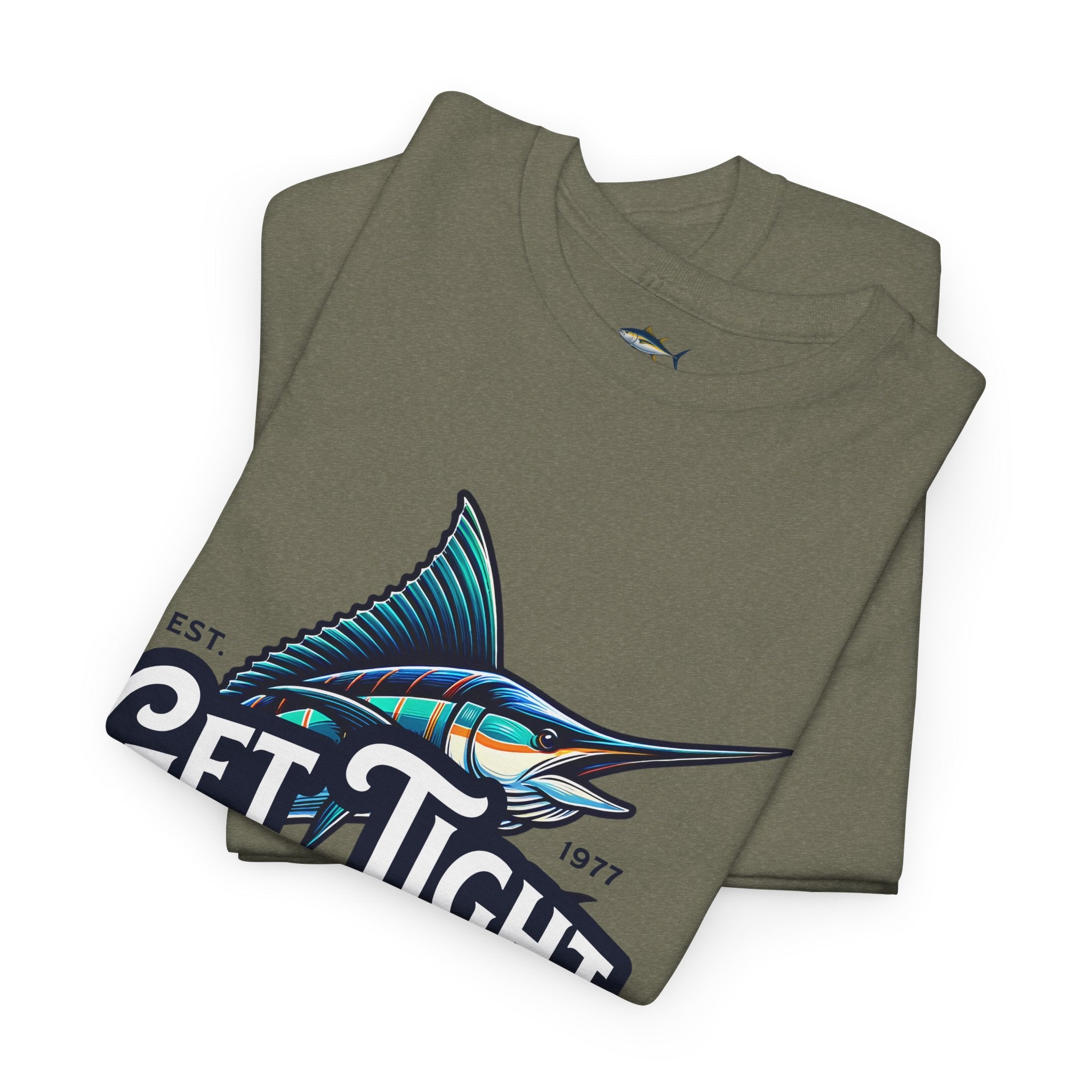 Get Tight Fishing Gear Unisex Heavy Cotton Tee - Perfect for Fishing Enthusiasts - Get Tight Gear