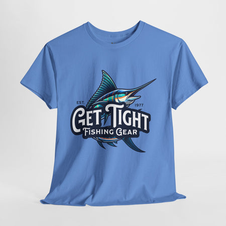 Get Tight Fishing Gear Unisex Heavy Cotton Tee - Perfect for Fishing Enthusiasts - Get Tight Gear