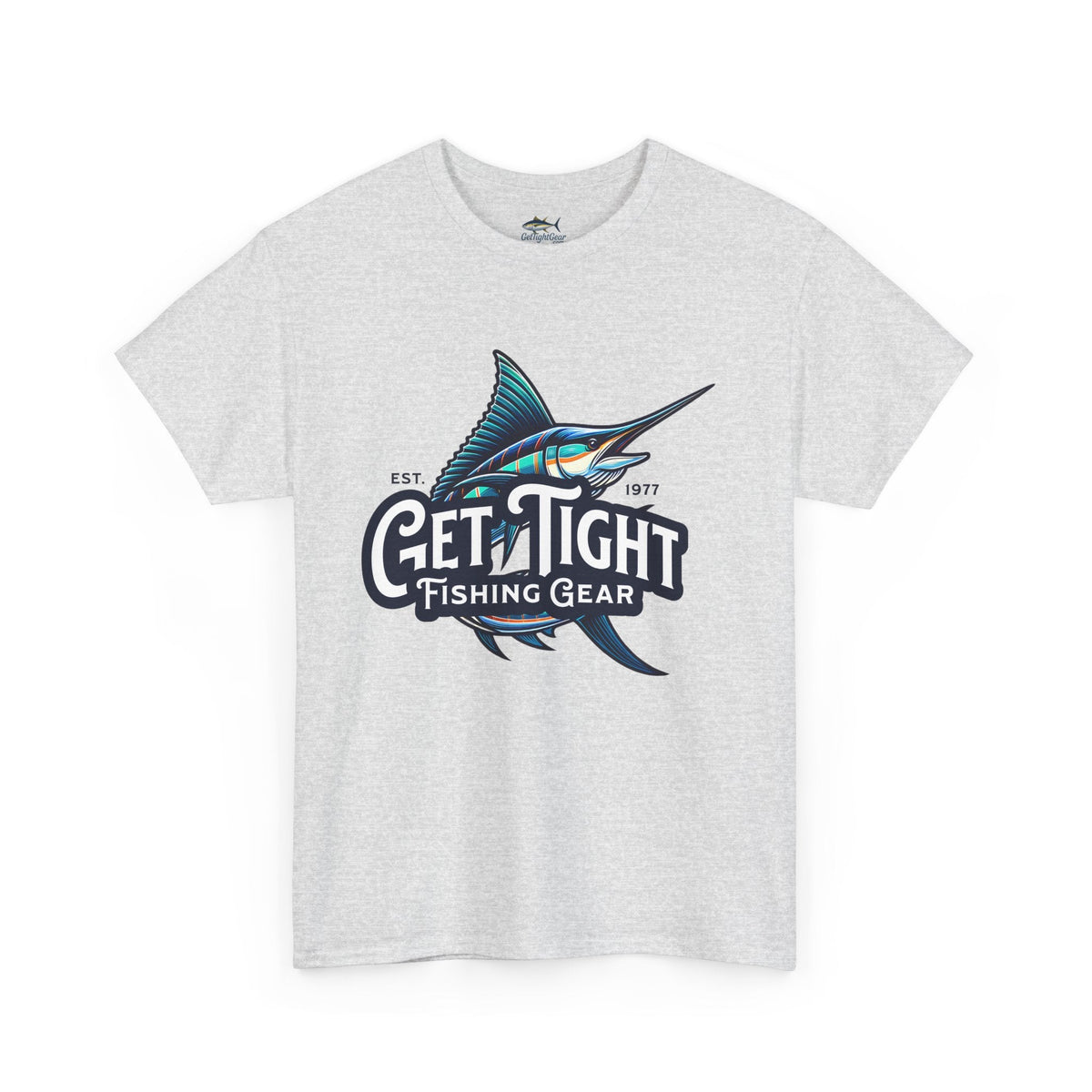 Get Tight Fishing Gear Unisex Heavy Cotton Tee - Perfect for Fishing Enthusiasts - Get Tight Gear
