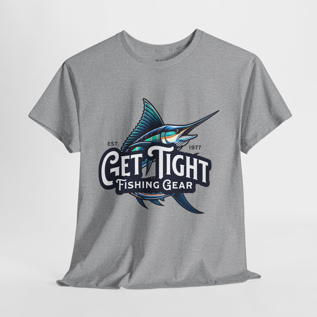 Get Tight Fishing Gear Unisex Heavy Cotton Tee - Perfect for Fishing Enthusiasts - Get Tight Gear
