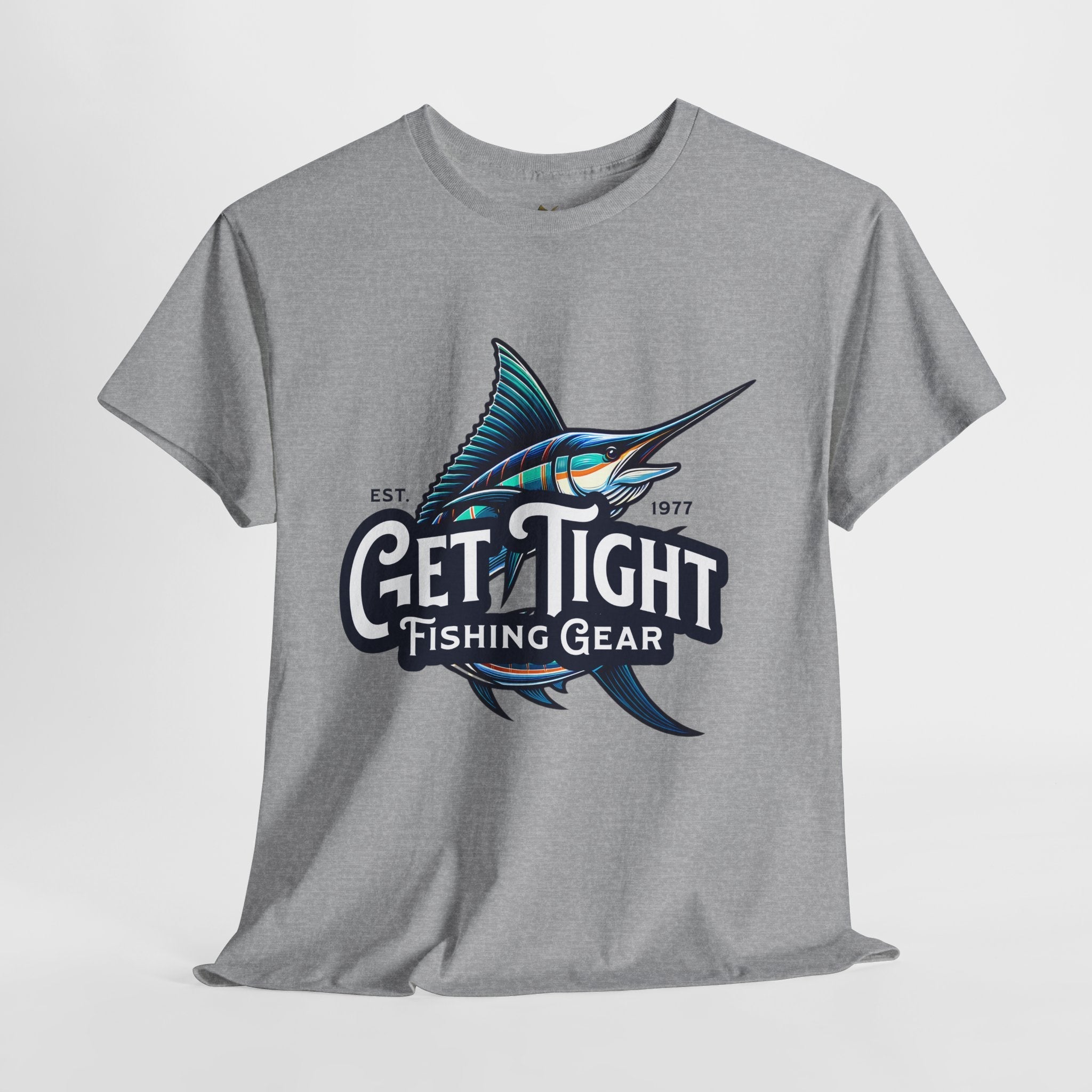 Get Tight Fishing Gear Unisex Heavy Cotton Tee - Perfect for Fishing Enthusiasts - Get Tight Gear