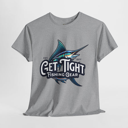 Get Tight Fishing Gear Unisex Heavy Cotton Tee - Perfect for Fishing Enthusiasts - Get Tight Gear