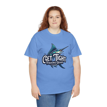 Get Tight Fishing Gear Unisex Heavy Cotton Tee - Perfect for Fishing Enthusiasts - Get Tight Gear