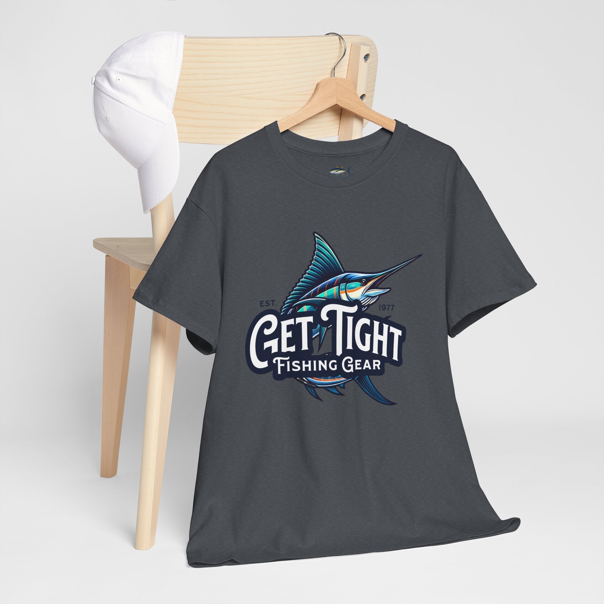 Get Tight Fishing Gear Unisex Heavy Cotton Tee - Perfect for Fishing Enthusiasts - Get Tight Gear