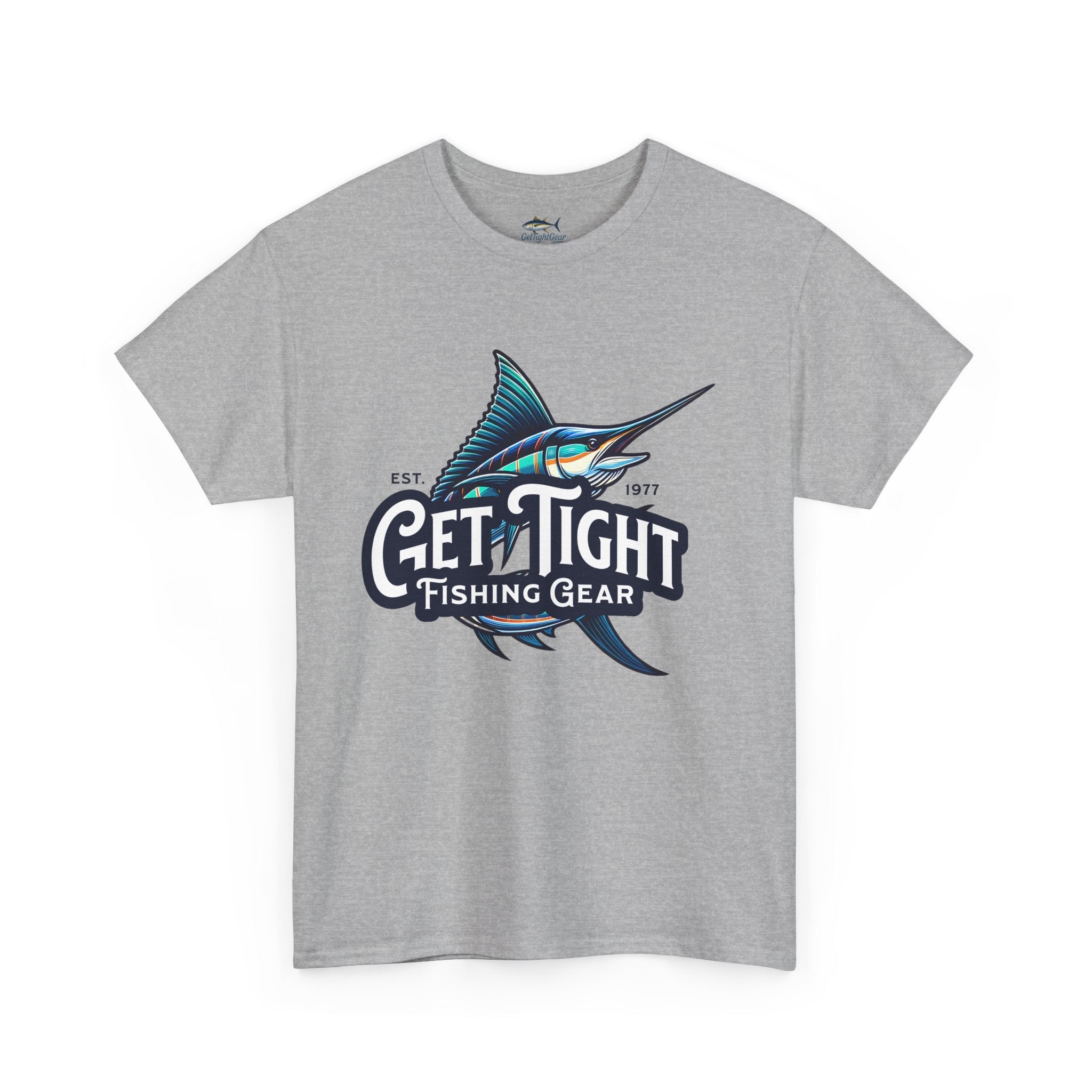 Get Tight Fishing Gear Unisex Heavy Cotton Tee - Perfect for Fishing Enthusiasts - Get Tight Gear