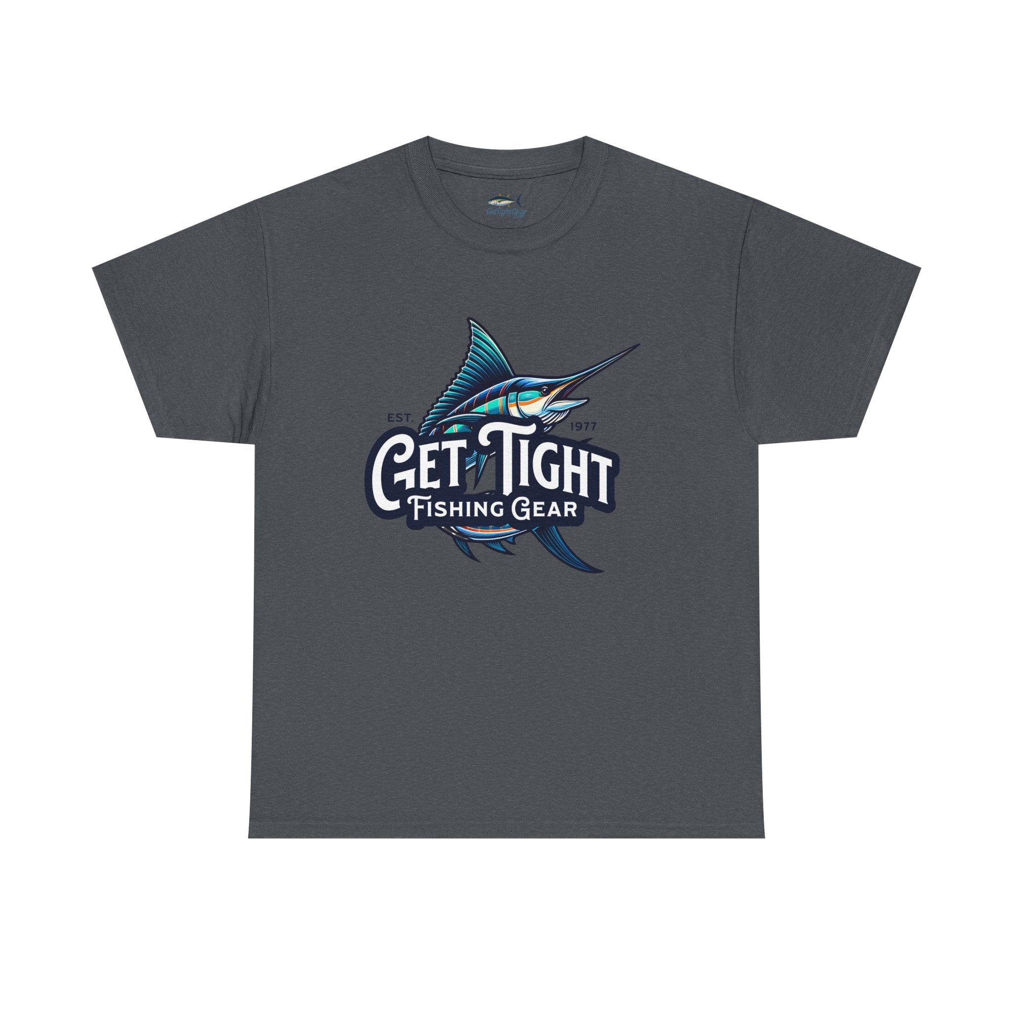 Get Tight Fishing Gear Unisex Heavy Cotton Tee - Perfect for Fishing Enthusiasts - Get Tight Gear