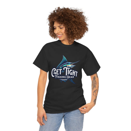 Get Tight Fishing Gear Unisex Heavy Cotton Tee - Perfect for Fishing Enthusiasts - Get Tight Gear