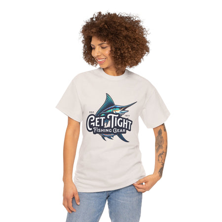 Get Tight Fishing Gear Unisex Heavy Cotton Tee - Perfect for Fishing Enthusiasts - Get Tight Gear
