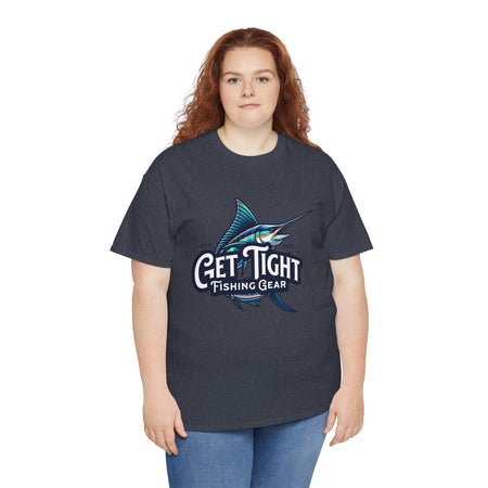 Get Tight Fishing Gear Unisex Heavy Cotton Tee - Perfect for Fishing Enthusiasts - Get Tight Gear