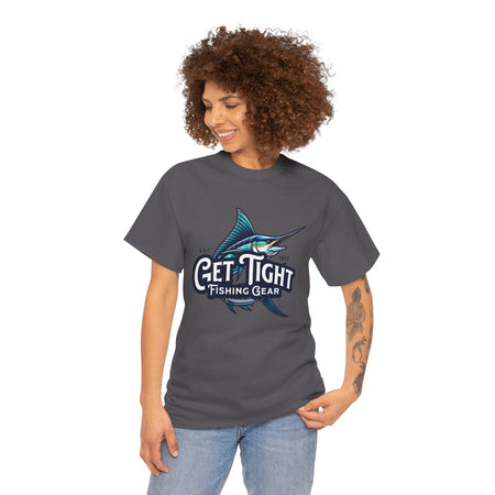 Get Tight Fishing Gear Unisex Heavy Cotton Tee - Perfect for Fishing Enthusiasts - Get Tight Gear