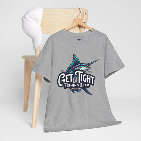 Get Tight Fishing Gear Unisex Heavy Cotton Tee - Perfect for Fishing Enthusiasts - Get Tight Gear