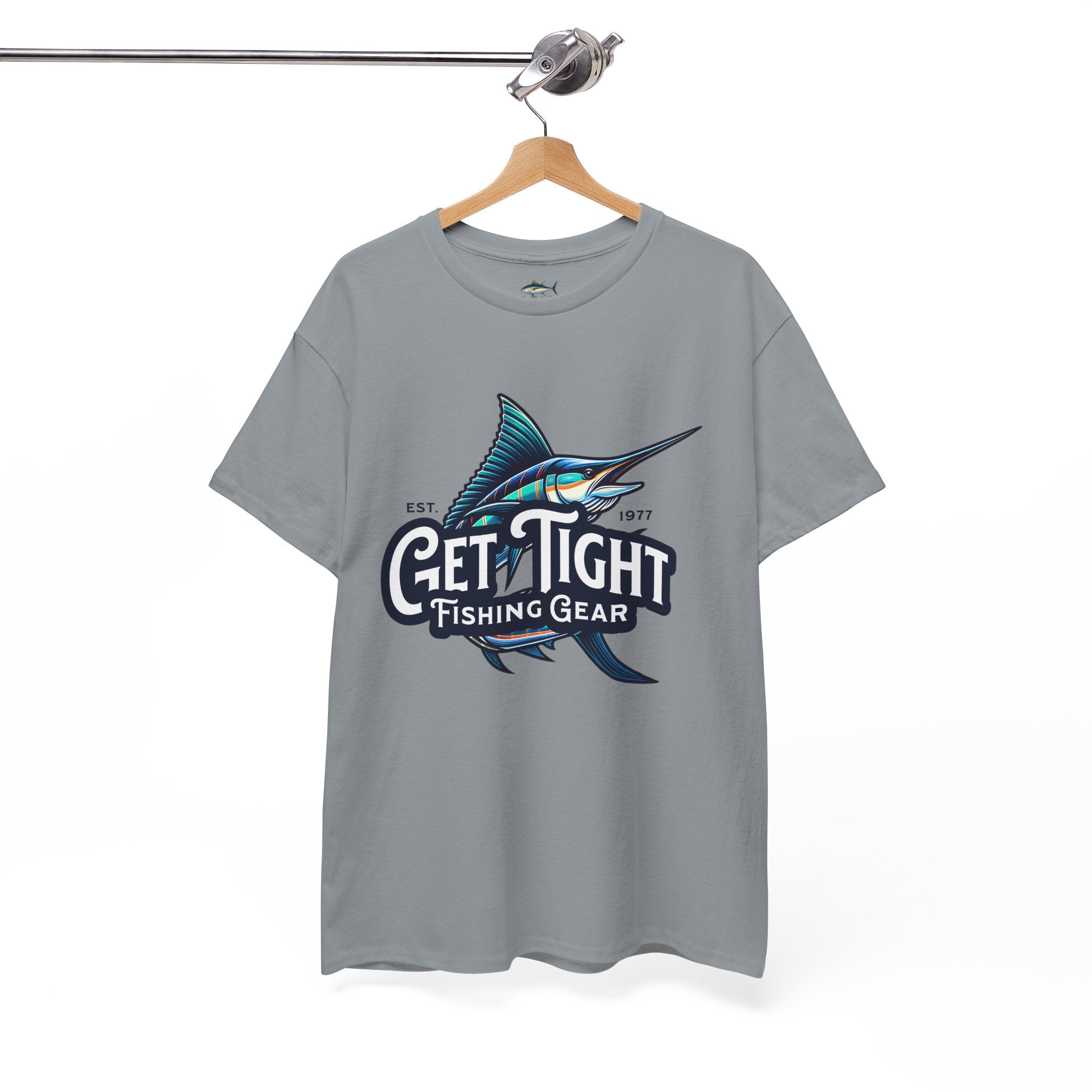 Get Tight Fishing Gear Unisex Heavy Cotton Tee - Perfect for Fishing Enthusiasts - Get Tight Gear