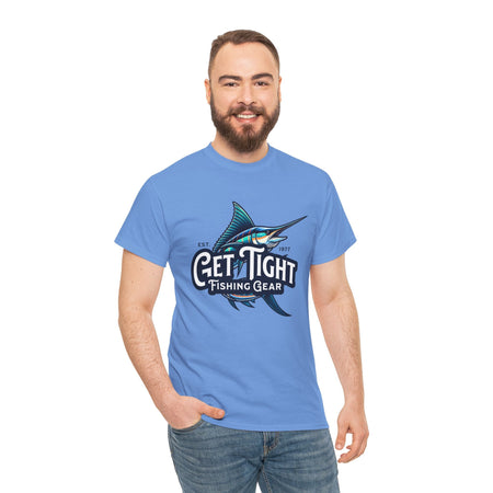 Get Tight Fishing Gear Unisex Heavy Cotton Tee - Perfect for Fishing Enthusiasts - Get Tight Gear