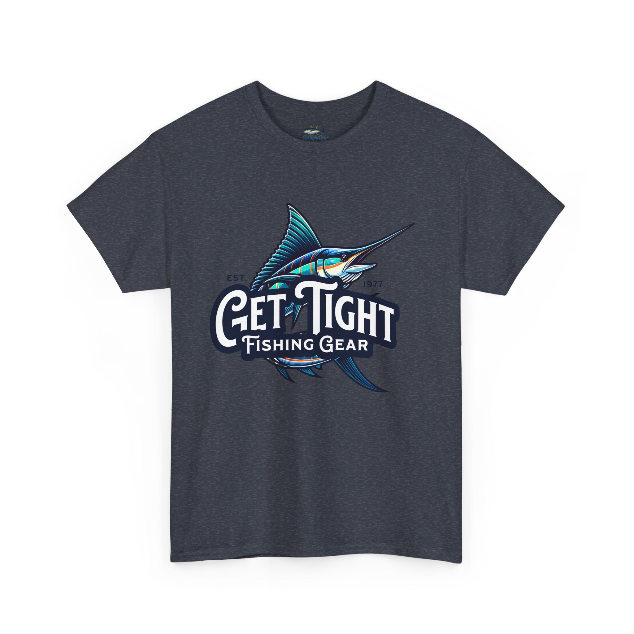 Get Tight Fishing Gear Unisex Heavy Cotton Tee - Perfect for Fishing Enthusiasts - Get Tight Gear