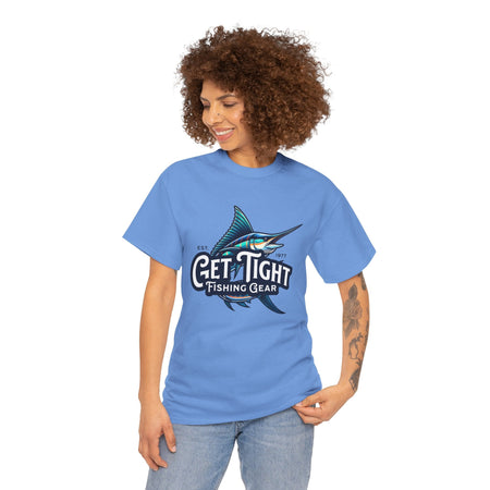 Get Tight Fishing Gear Unisex Heavy Cotton Tee - Perfect for Fishing Enthusiasts - Get Tight Gear