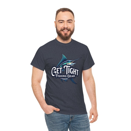 Get Tight Fishing Gear Unisex Heavy Cotton Tee - Perfect for Fishing Enthusiasts - Get Tight Gear