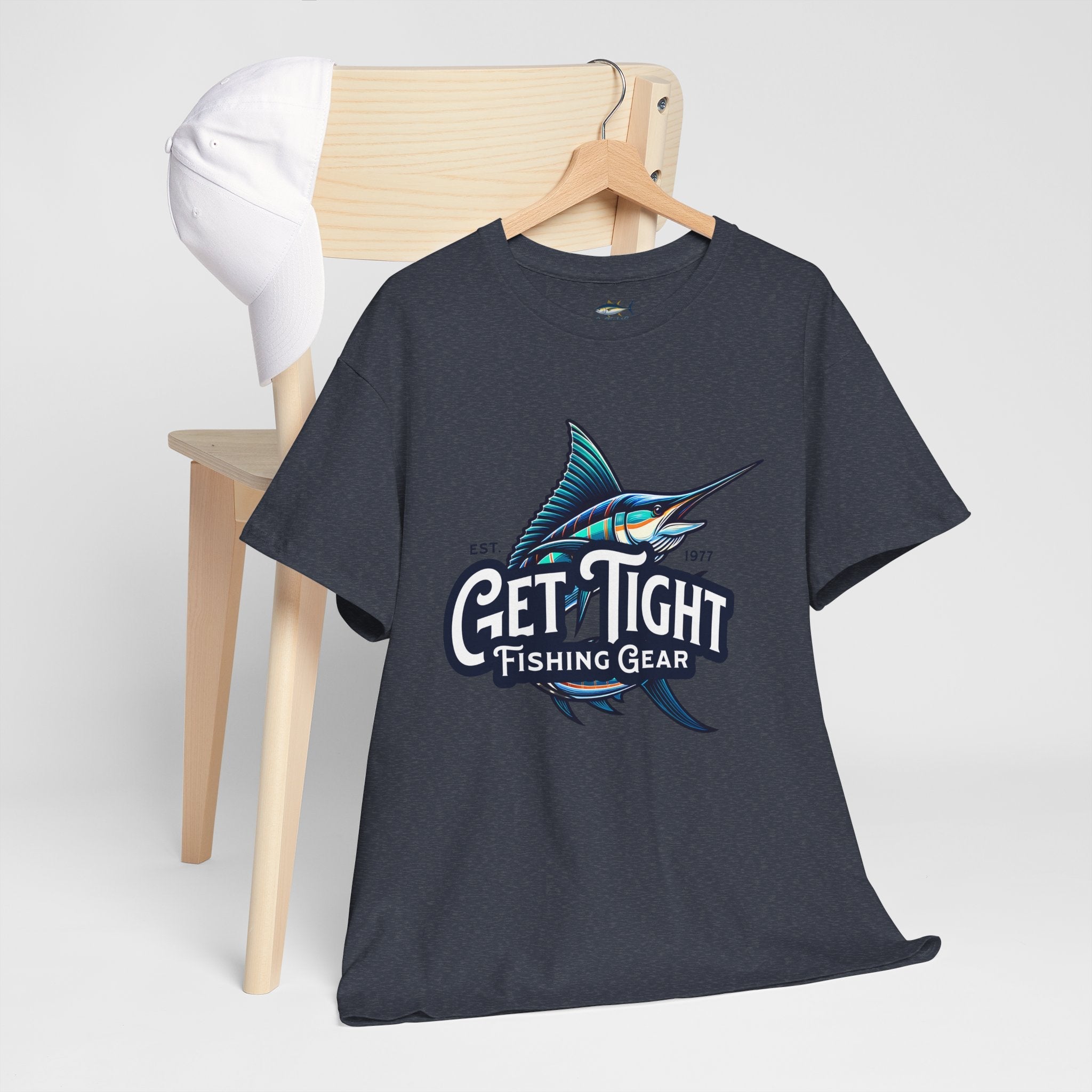 Get Tight Fishing Gear Unisex Heavy Cotton Tee - Perfect for Fishing Enthusiasts - Get Tight Gear