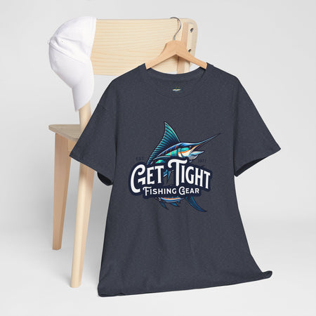 Get Tight Fishing Gear Unisex Heavy Cotton Tee - Perfect for Fishing Enthusiasts - Get Tight Gear