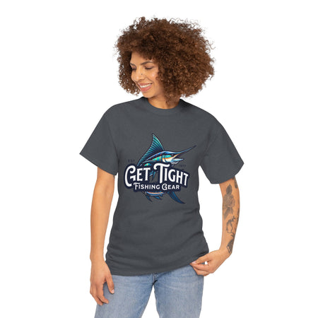 Get Tight Fishing Gear Unisex Heavy Cotton Tee - Perfect for Fishing Enthusiasts - Get Tight Gear
