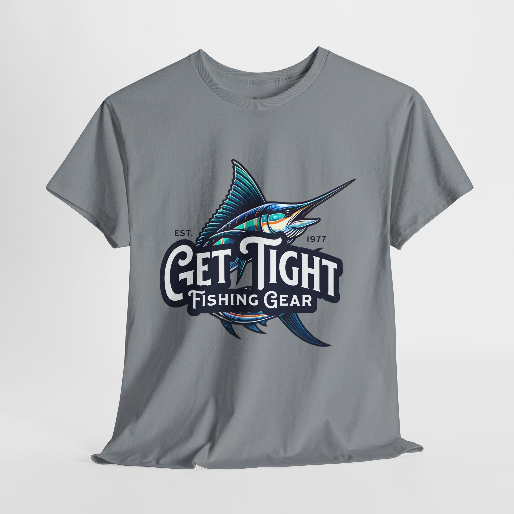 Get Tight Fishing Gear Unisex Heavy Cotton Tee - Perfect for Fishing Enthusiasts - Get Tight Gear