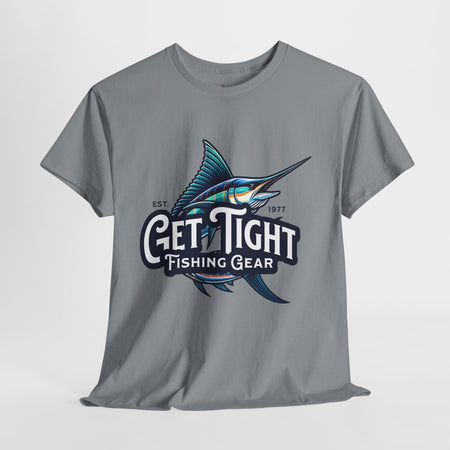 Get Tight Fishing Gear Unisex Heavy Cotton Tee - Perfect for Fishing Enthusiasts - Get Tight Gear