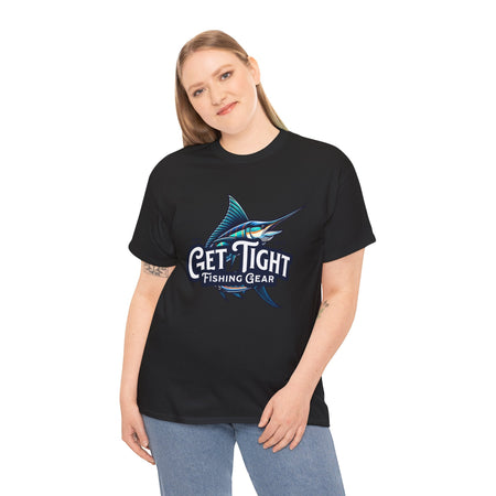 Get Tight Fishing Gear Unisex Heavy Cotton Tee - Perfect for Fishing Enthusiasts - Get Tight Gear