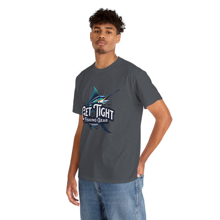 Get Tight Fishing Gear Unisex Heavy Cotton Tee - Perfect for Fishing Enthusiasts - Get Tight Gear