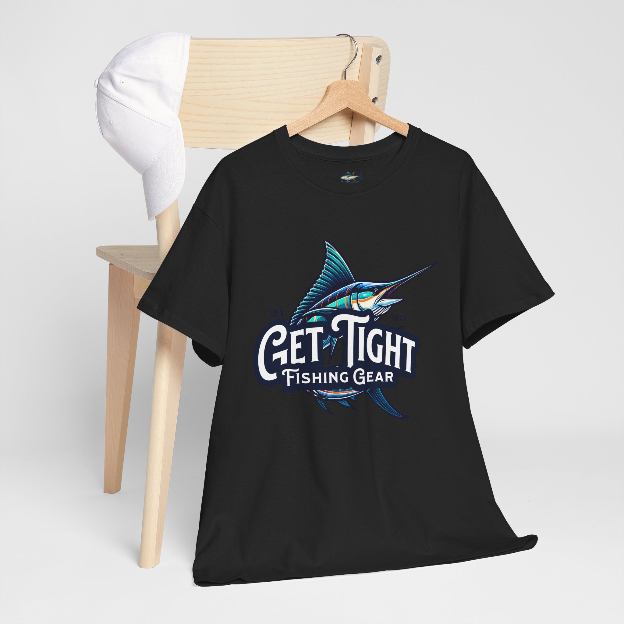 Get Tight Fishing Gear Unisex Heavy Cotton Tee - Perfect for Fishing Enthusiasts - Get Tight Gear