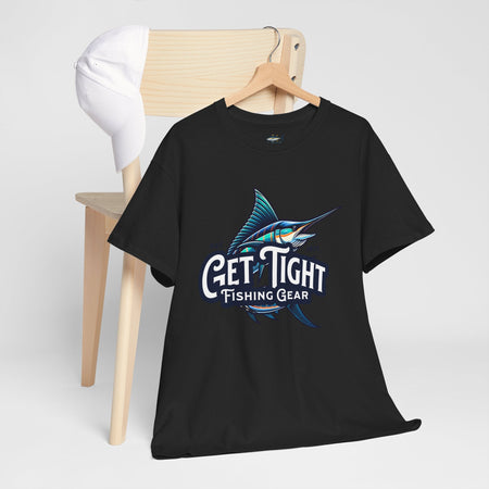 Get Tight Fishing Gear Unisex Heavy Cotton Tee - Perfect for Fishing Enthusiasts - Get Tight Gear