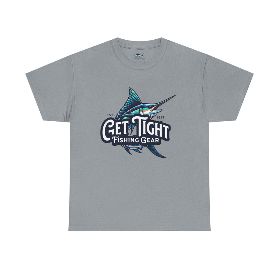Get Tight Fishing Gear Unisex Heavy Cotton Tee - Perfect for Fishing Enthusiasts - Get Tight Gear