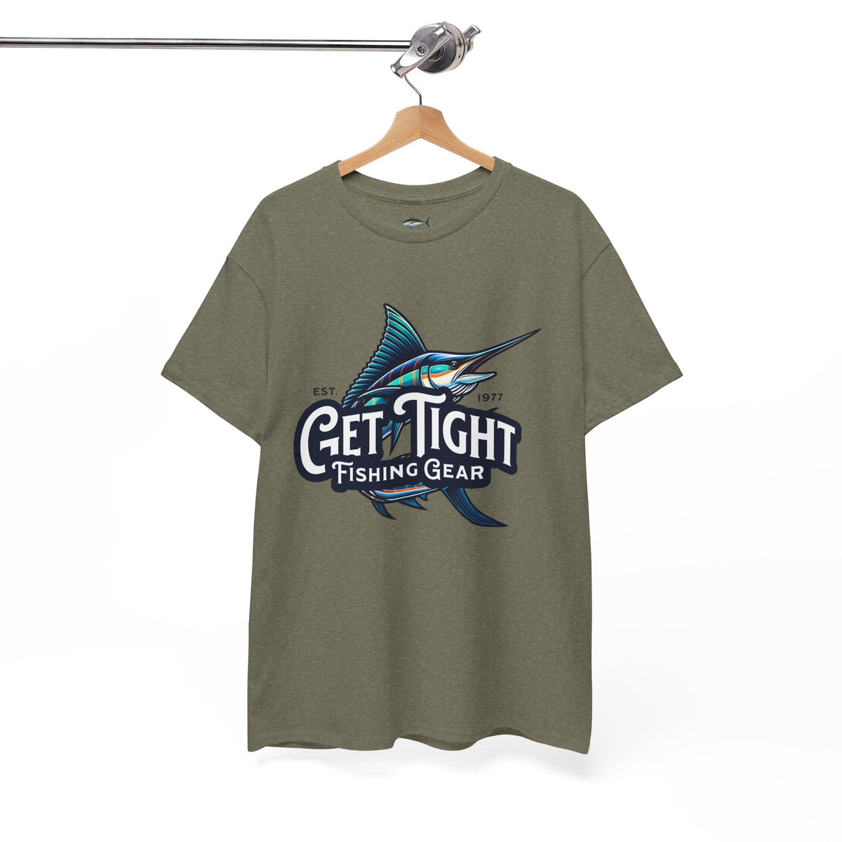 Get Tight Fishing Gear Unisex Heavy Cotton Tee - Perfect for Fishing Enthusiasts - Get Tight Gear