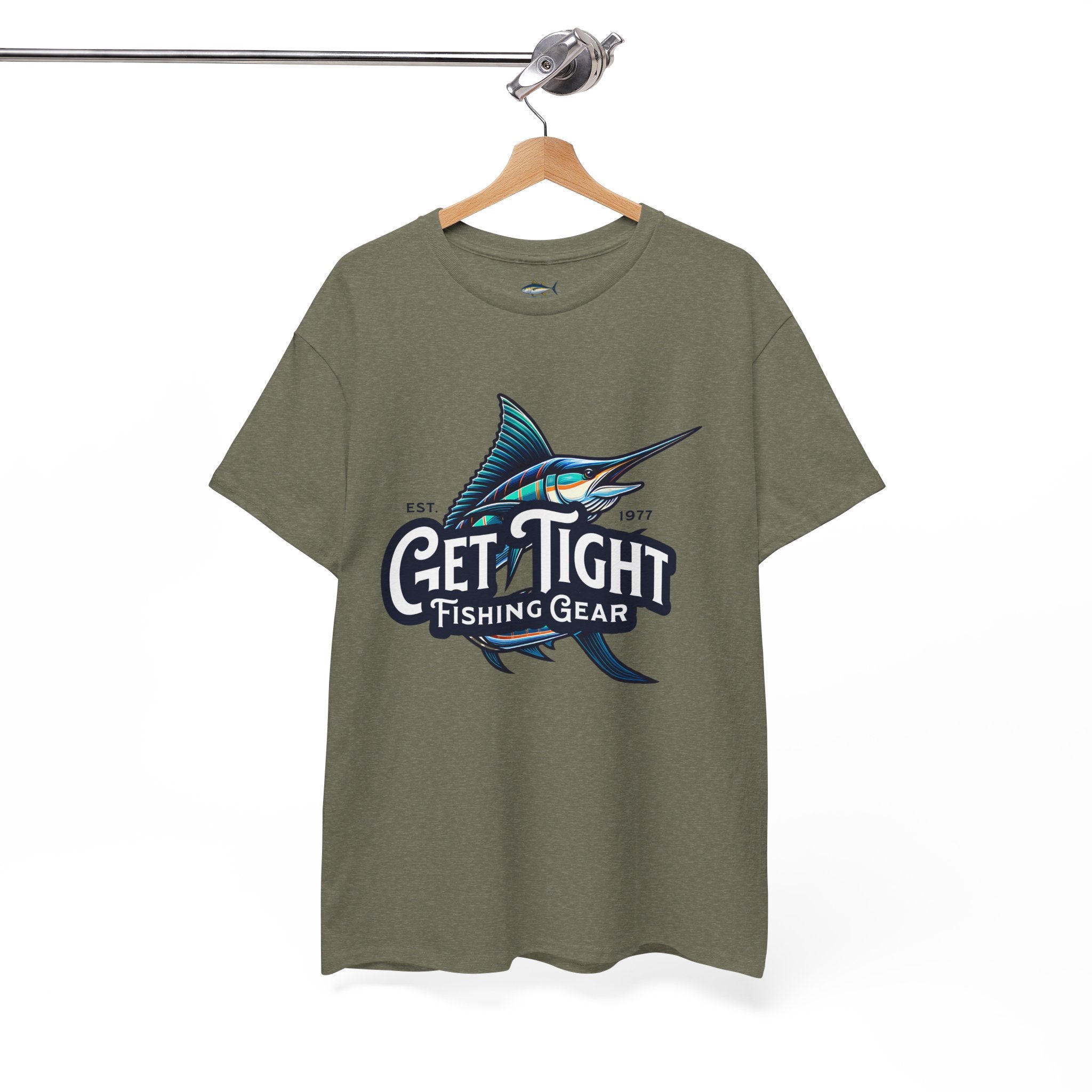 Get Tight Fishing Gear Unisex Heavy Cotton Tee - Perfect for Fishing Enthusiasts - Get Tight Gear