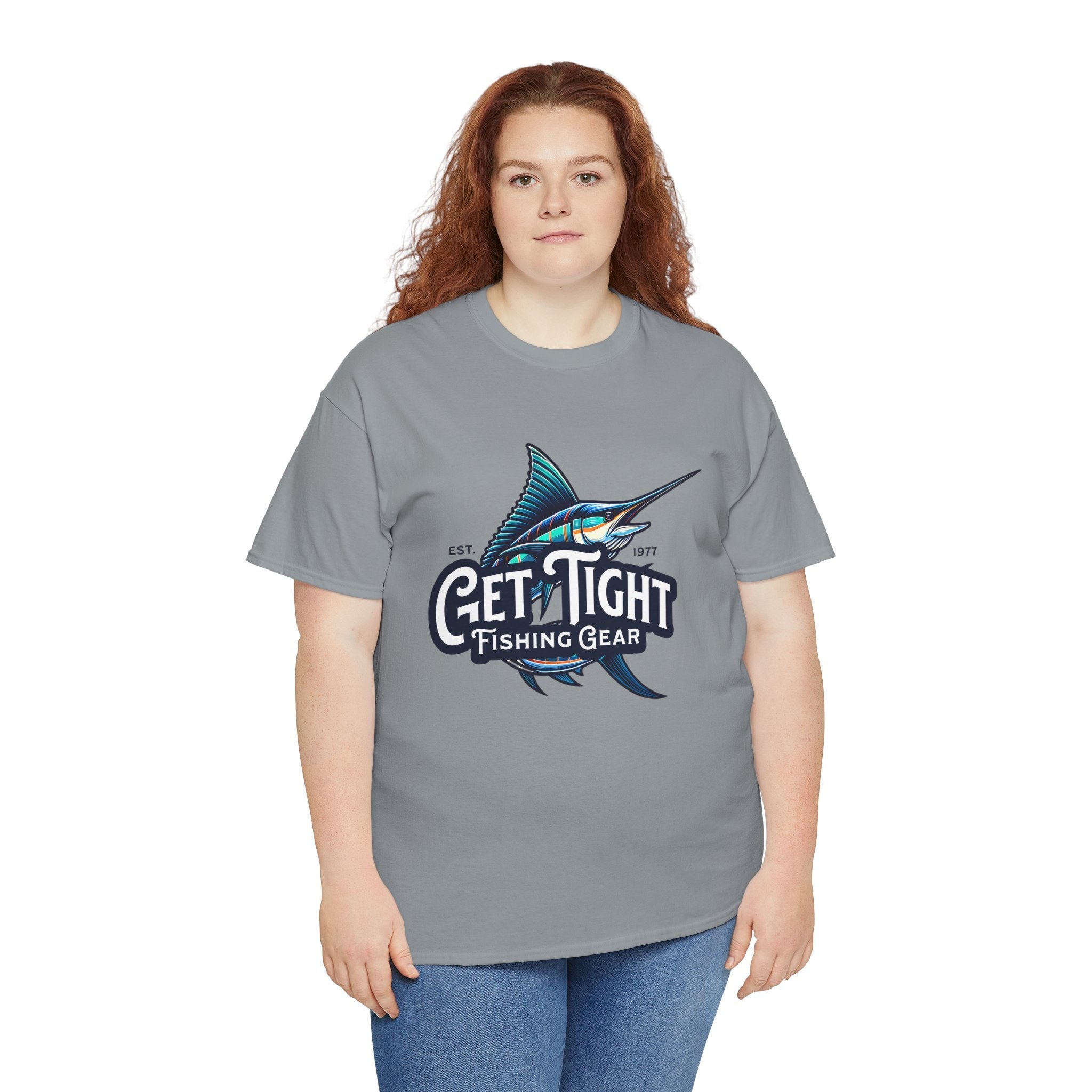 Get Tight Fishing Gear Unisex Heavy Cotton Tee - Perfect for Fishing Enthusiasts - Get Tight Gear