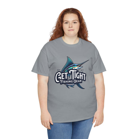 Get Tight Fishing Gear Unisex Heavy Cotton Tee - Perfect for Fishing Enthusiasts - Get Tight Gear