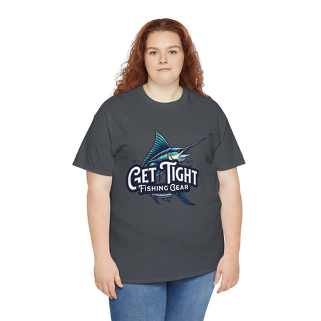 Get Tight Fishing Gear Unisex Heavy Cotton Tee - Perfect for Fishing Enthusiasts - Get Tight Gear