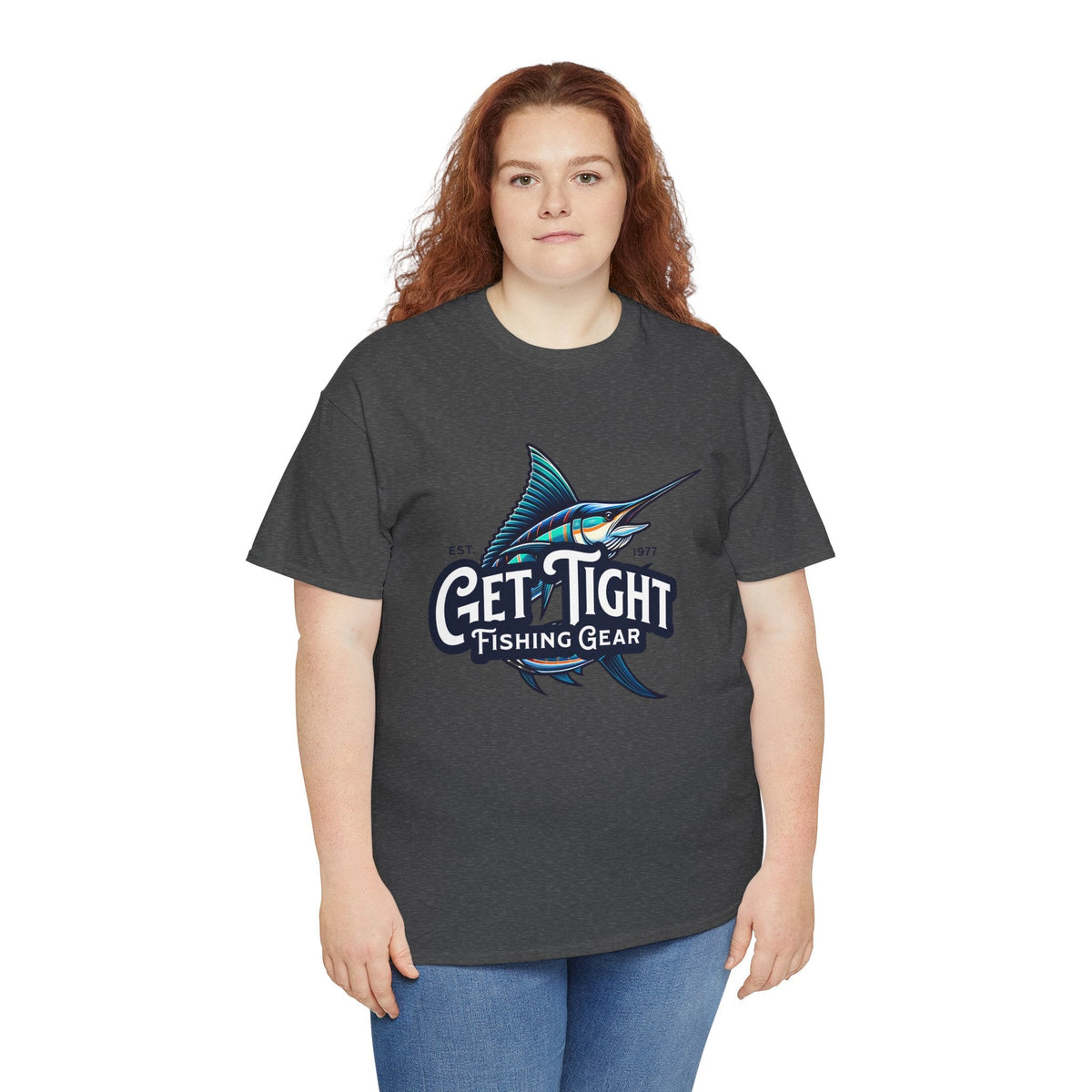 Get Tight Fishing Gear Unisex Heavy Cotton Tee - Perfect for Fishing Enthusiasts - Get Tight Gear
