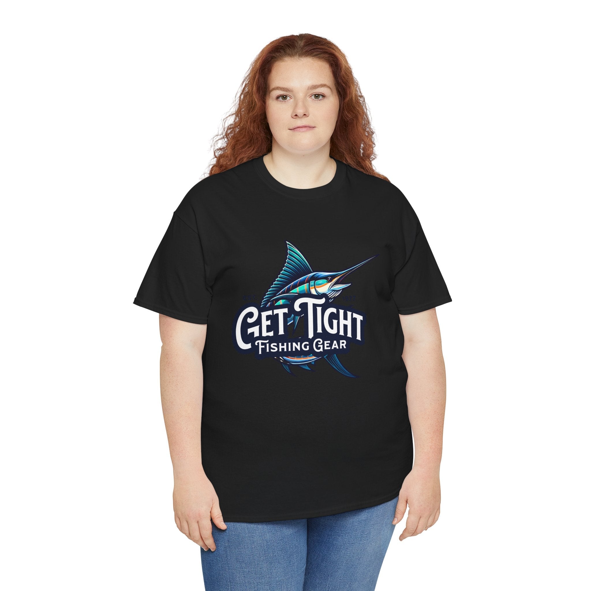 Get Tight Fishing Gear Unisex Heavy Cotton Tee - Perfect for Fishing Enthusiasts - Get Tight Gear