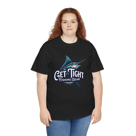 Get Tight Fishing Gear Unisex Heavy Cotton Tee - Perfect for Fishing Enthusiasts - Get Tight Gear