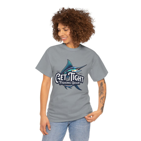 Get Tight Fishing Gear Unisex Heavy Cotton Tee - Perfect for Fishing Enthusiasts - Get Tight Gear