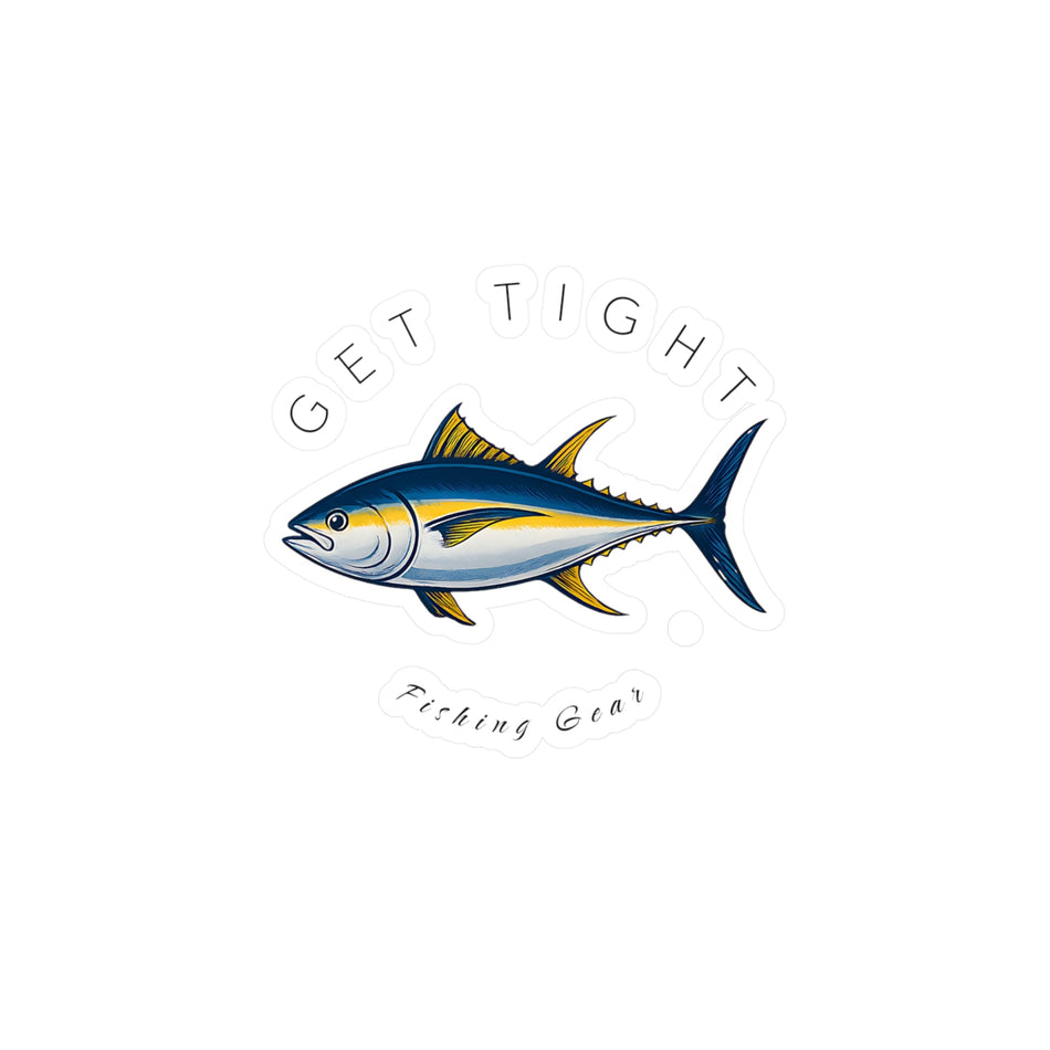 Get Tight Fishing Gear Vinyl Decal - Perfect for Fishermen! - Get Tight Gear