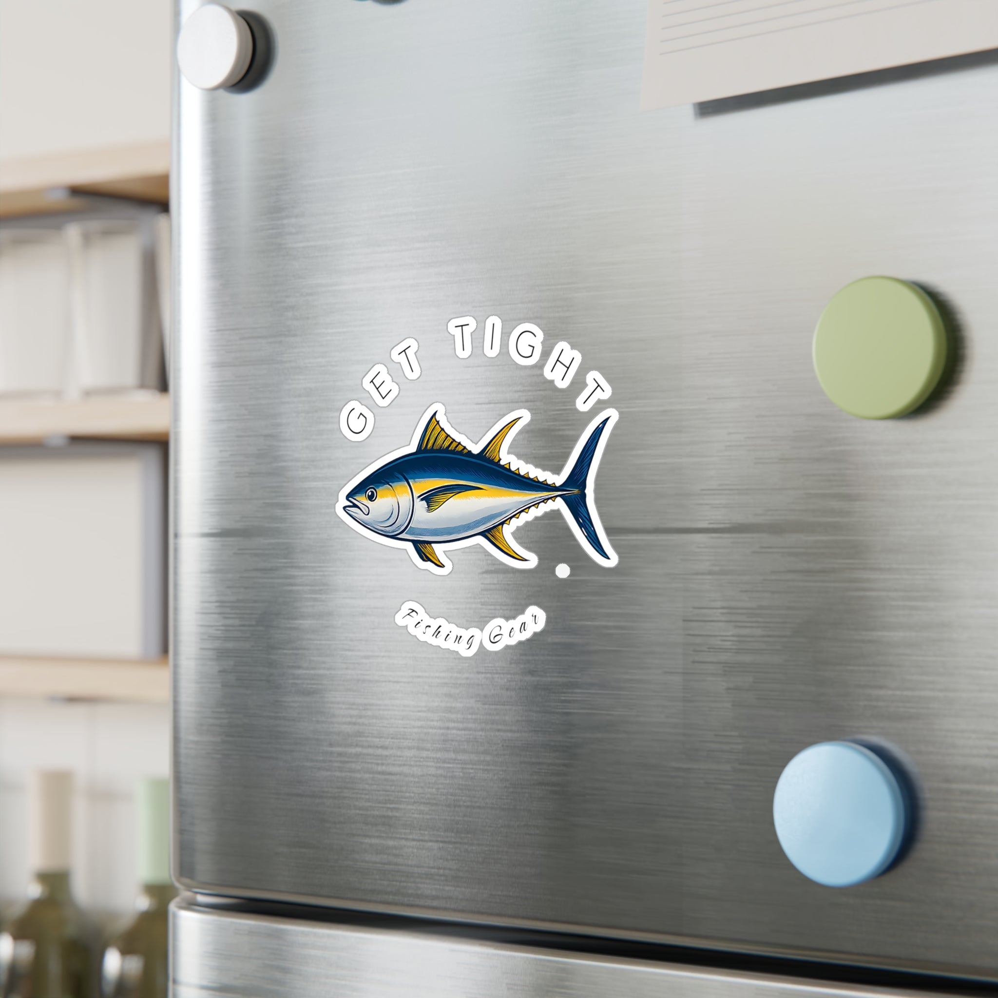 Get Tight Fishing Gear Vinyl Decal - Perfect for Fishermen! - Get Tight Gear