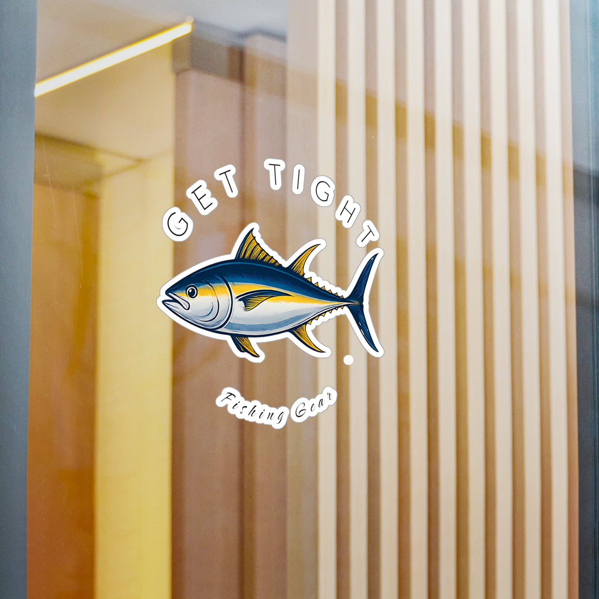 Get Tight Fishing Gear Vinyl Decal - Perfect for Fishermen! - Get Tight Gear