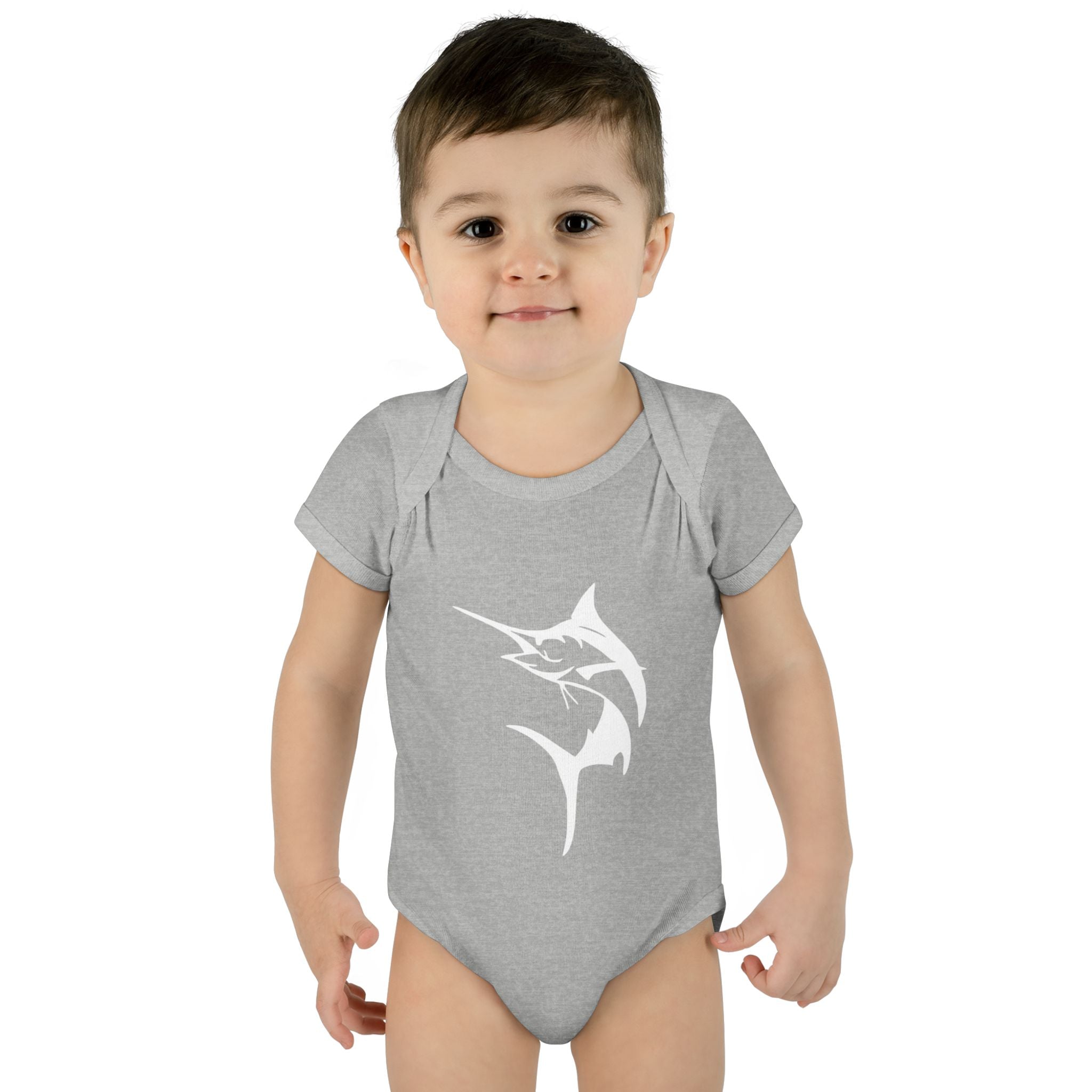 Get Tight Gear Baby Fish Bodysuit for Little Anglers, Cute Infant Outfit, Baby Shower Gift, Ocean - Themed Clothing, Adorable Baby Apparel - Get Tight Gear