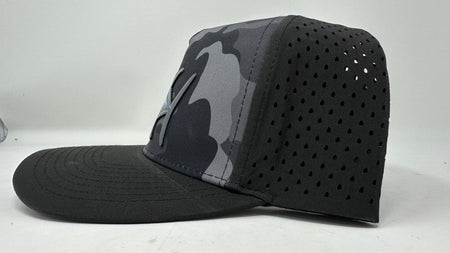 Get Tight Gear Black Camo Hat (with Fish Patch Options) - Get Tight Gear