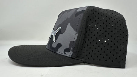 Get Tight Gear Black Camo Hat (with Fish Patch Options) - Get Tight Gear