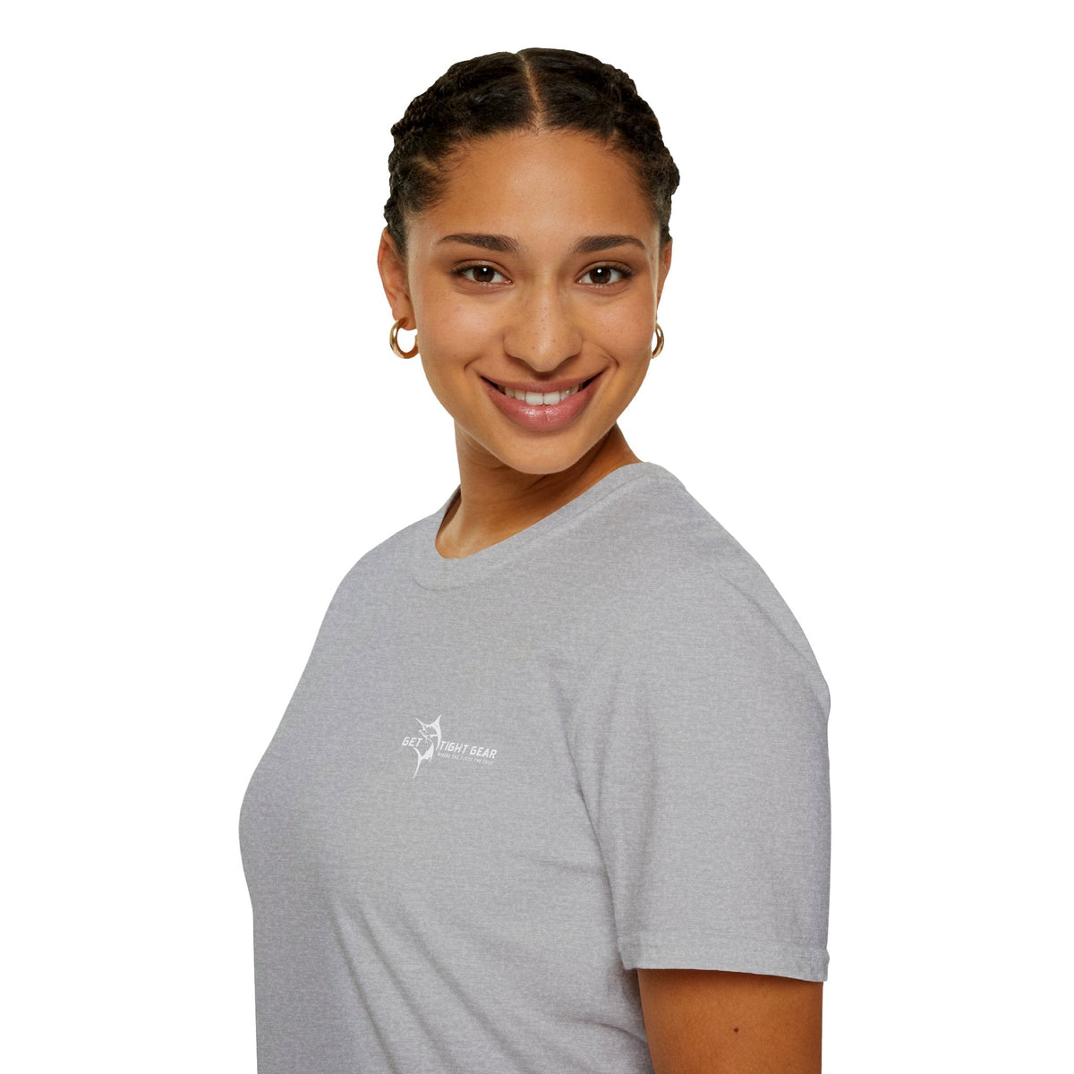 Get Tight Gear Coral Fish Art Unisex Softstyle T-Shirt | Beach Vibes, Summer Wear, Fishing Gift, Casual Tee, Outdoor Adventure - Get Tight Gear
